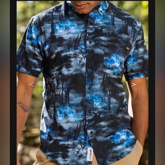RSVLTS Harry Potter "Expecto Patronum" Button-Up Shirt kunuflex men’s XL - Picture 1 of 7